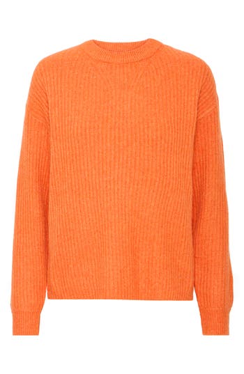 B.young Onema Long Sleeve Crewneck Knit Sweater