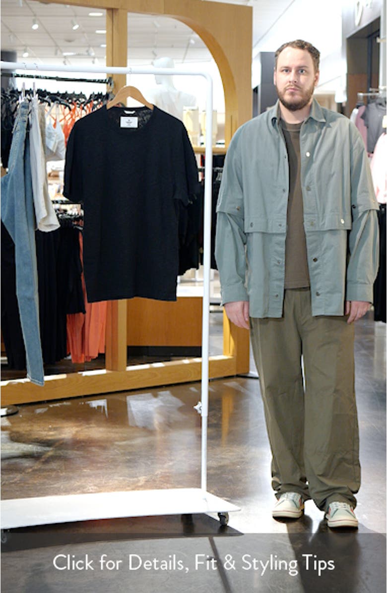 Slim Fit 1x1 Slub Cotton T-Shirt, sales video thumbnail