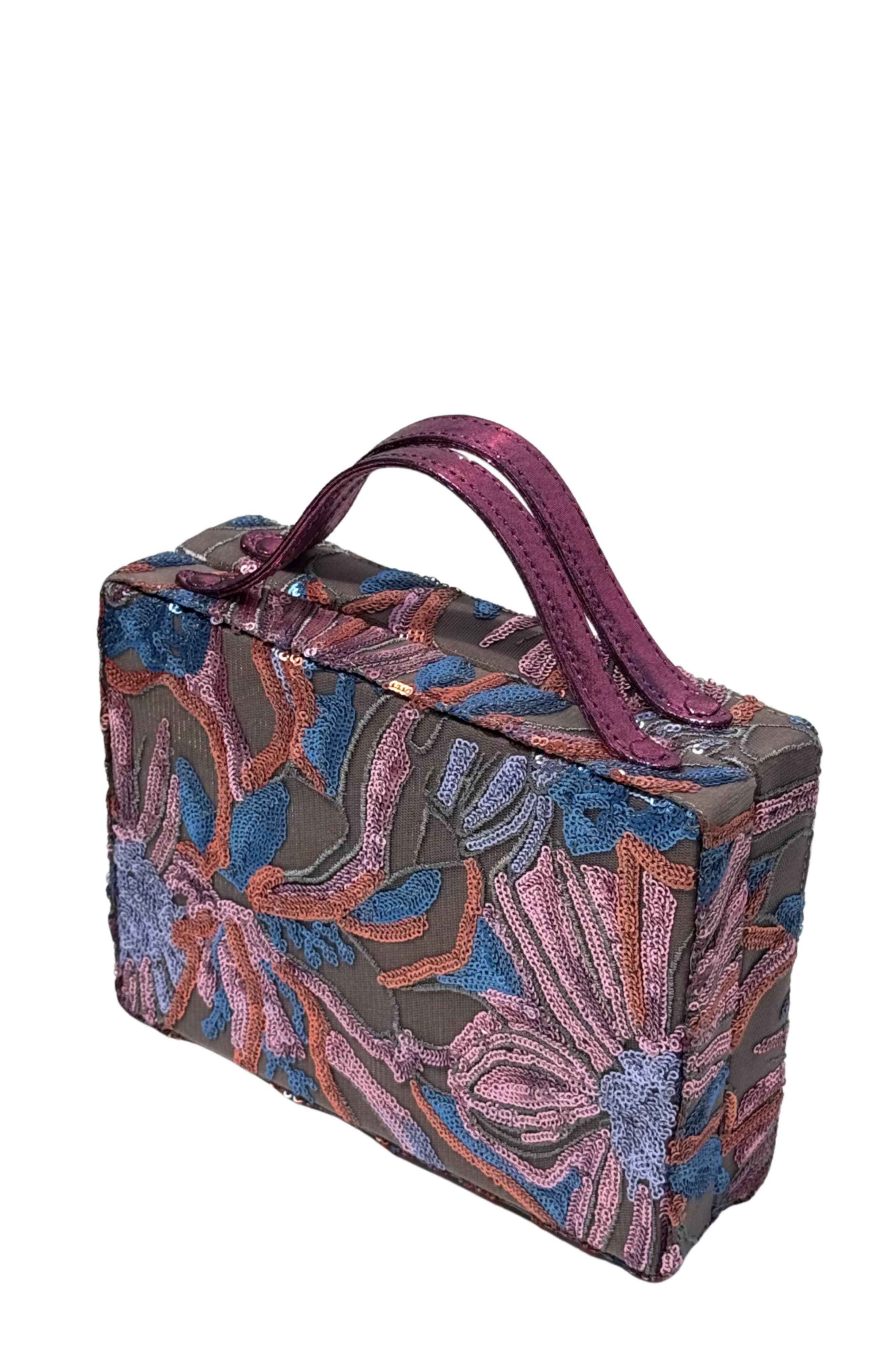 Wild Iris Briefcase, Alternate, color, WildIris