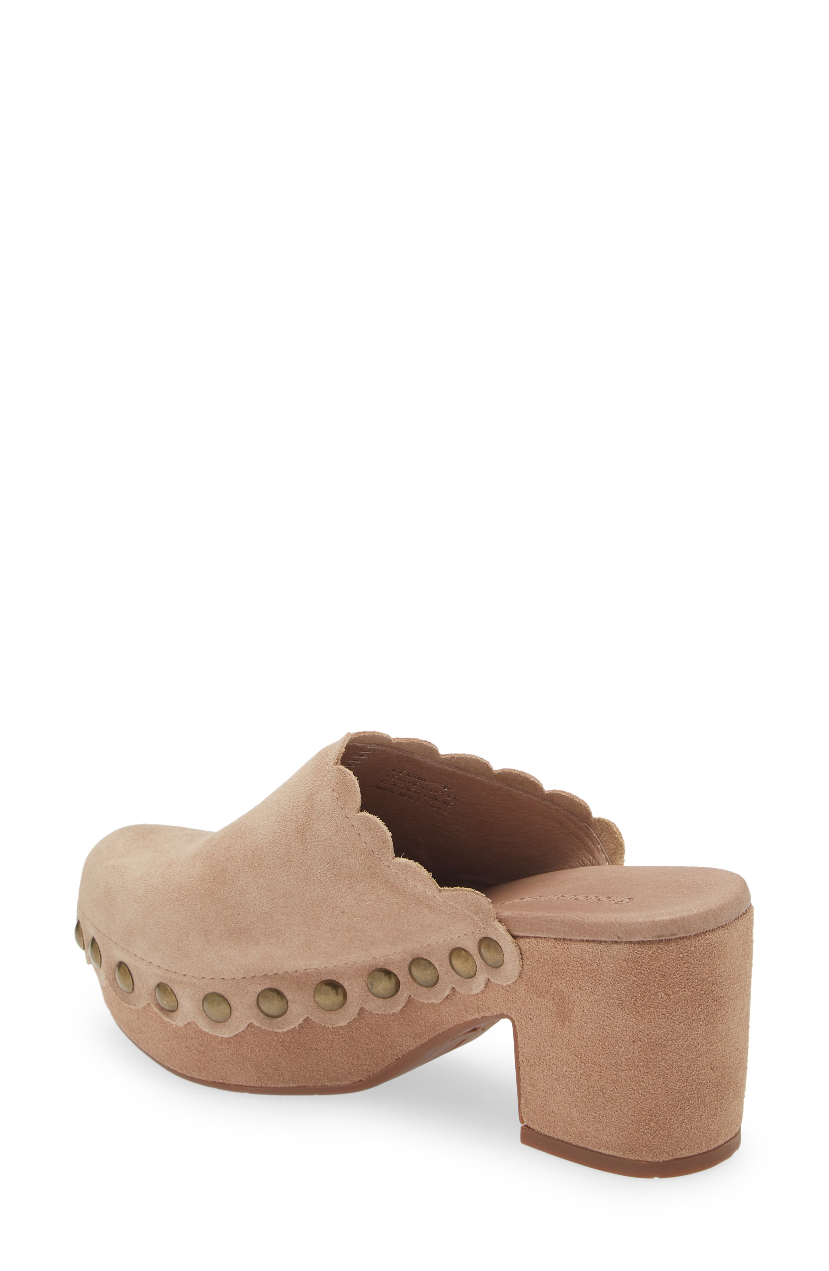 Chocolat Blu Gemini Platform Clog, Alternate, color, Latte Suede