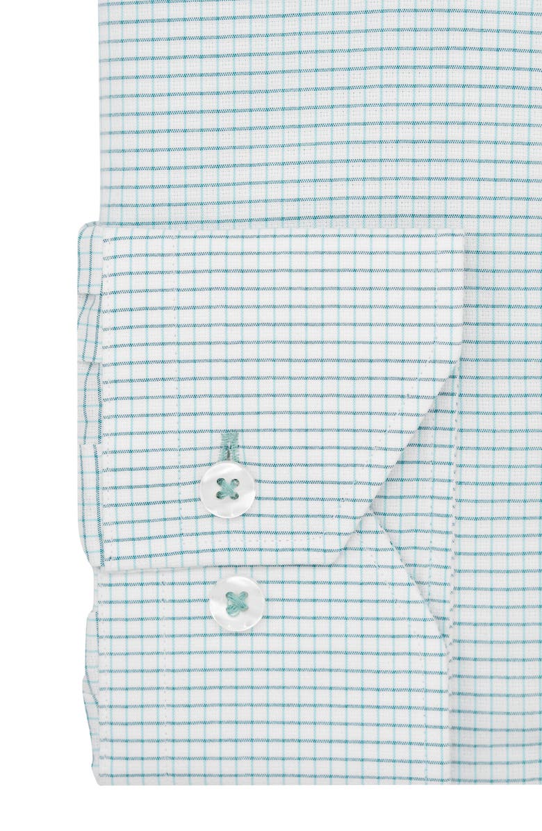Lorenzo Uomo Trim Fit Grid Print Cotton Dress Shirt, Alternate, color, 