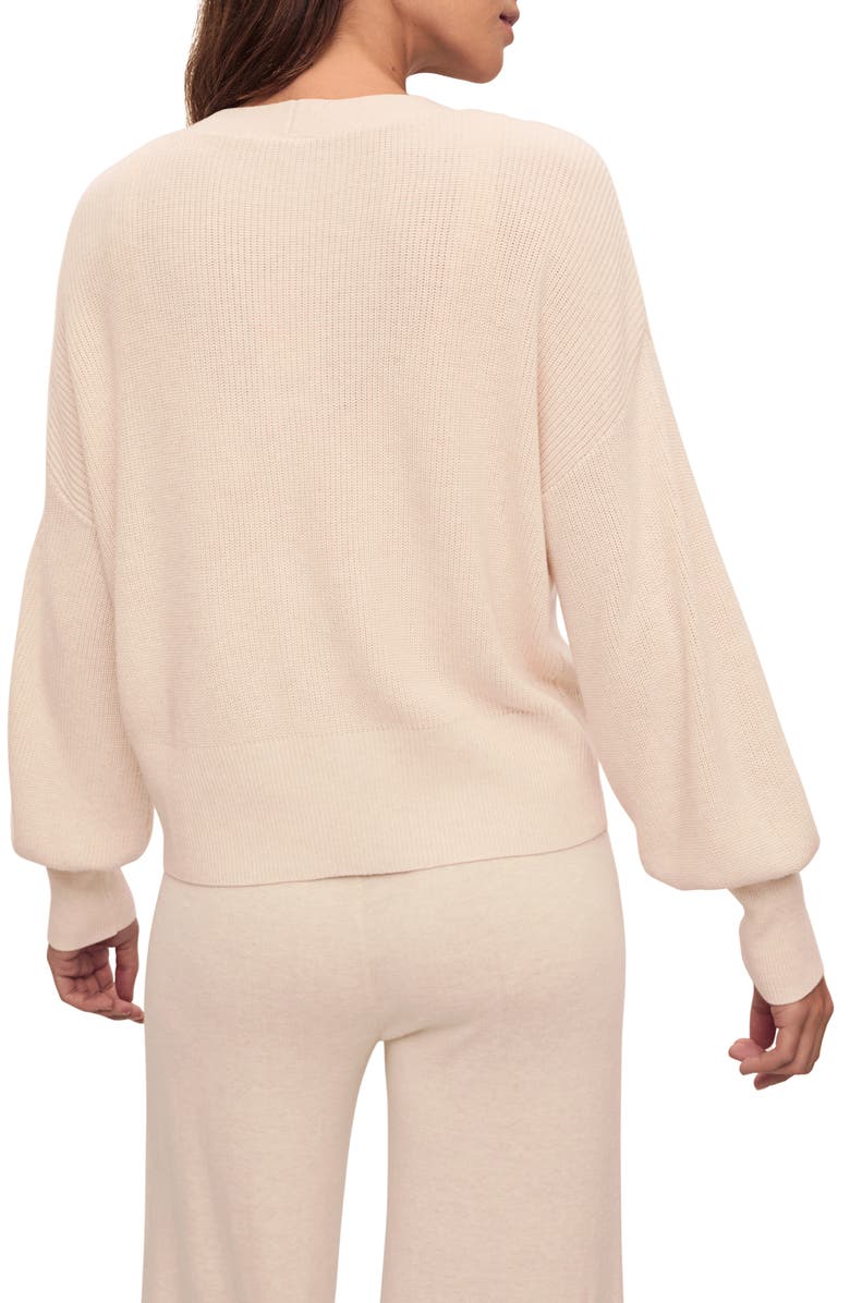 Eberjey Fine Gauge Cardigan, Alternate, color, 