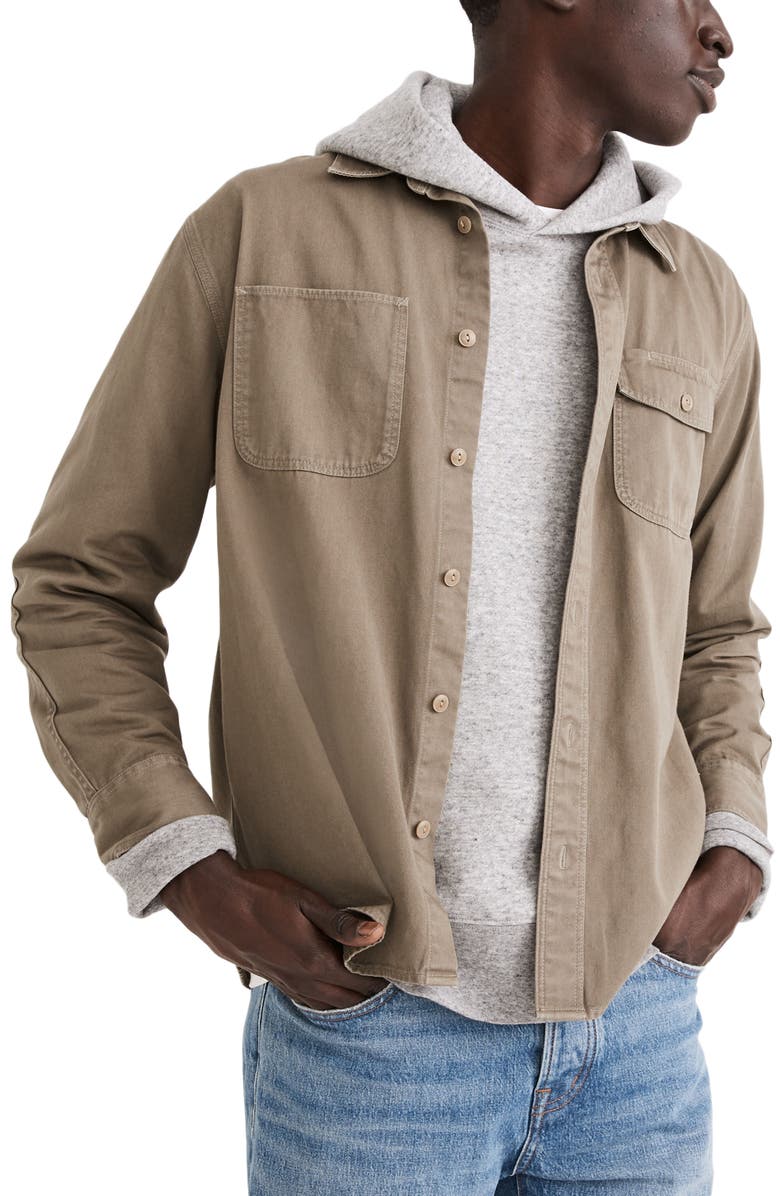 Madewell Garment Dyed Work Shirt, Main, color,