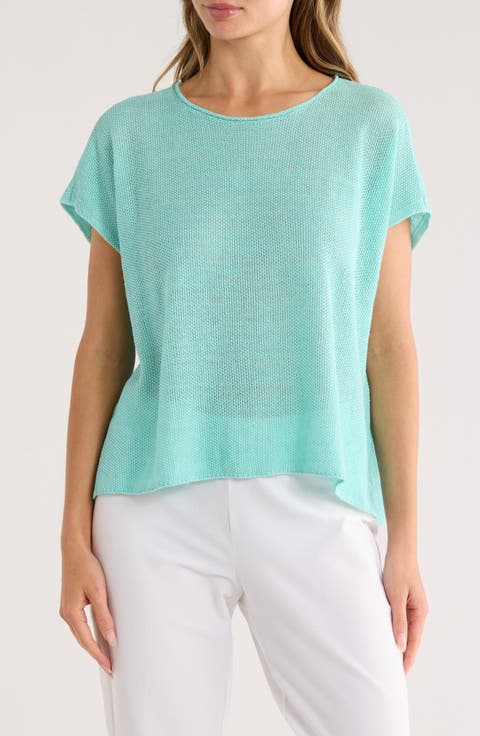 Dolman Sleeve Organic Linen Top