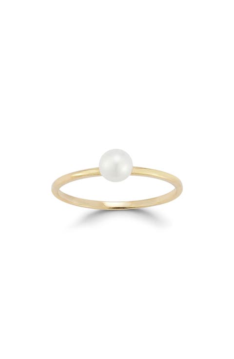 14K Gold Freshwater Pearl Ring