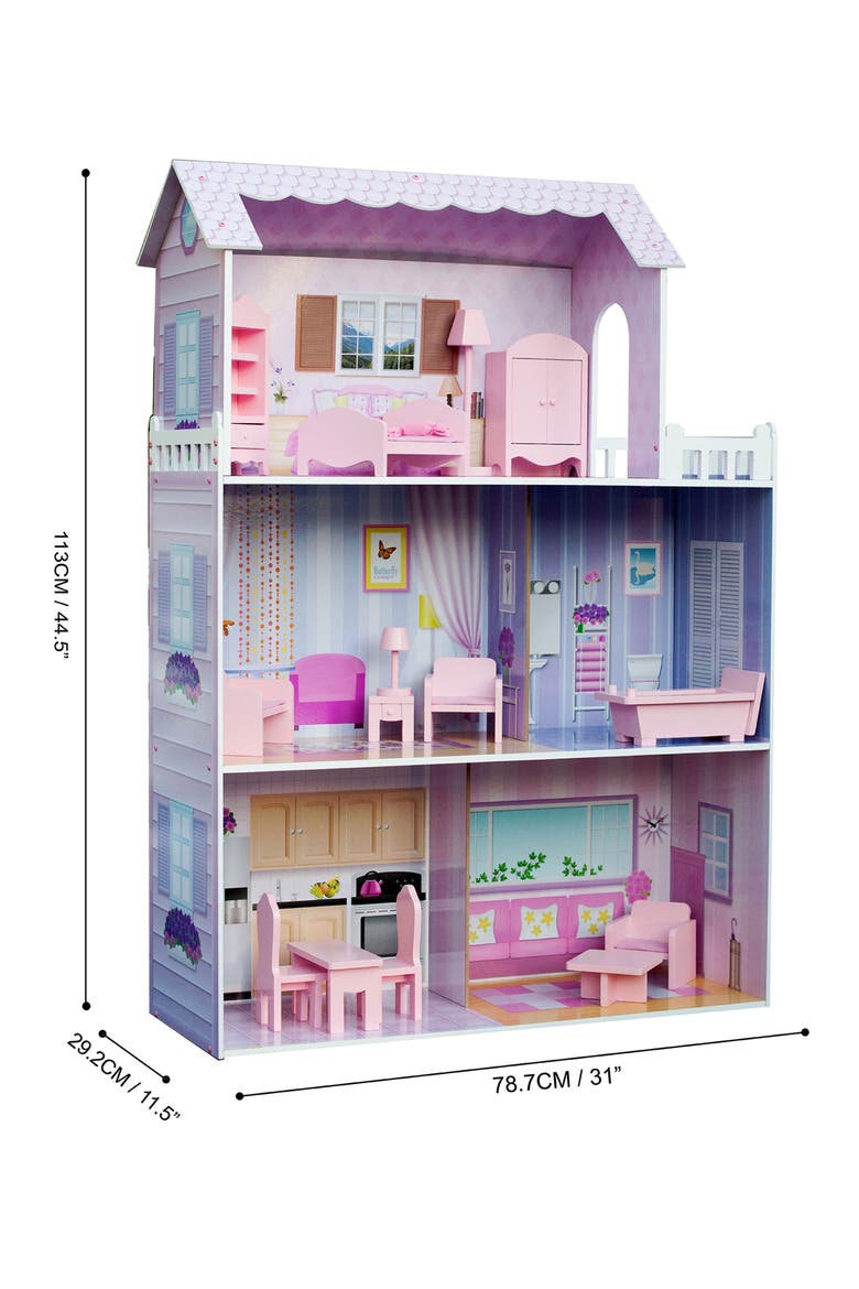 Olivia's Little World Dreamland Dollhouse & Accessories, Alternate, color, PINK