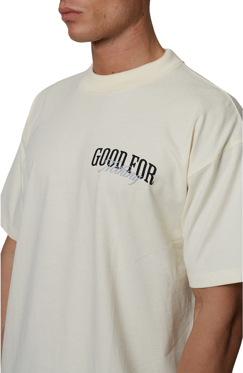 Good For Nothing Oversized Revival T-Shirt, Alternate, color, Ivory