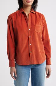 Frank & Eileen Eileen Relaxed Cotton Corduroy Button-Up Shirt