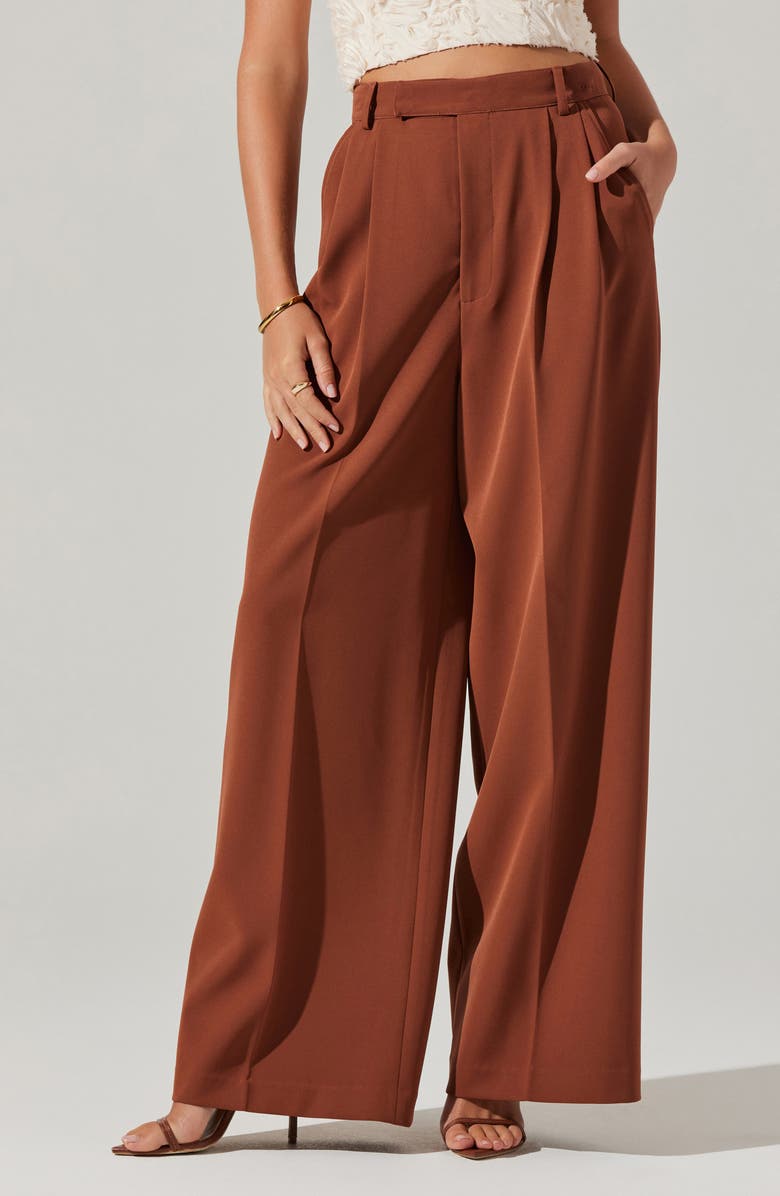 ASTR the Label Milani High Waist Wide Leg Pants, Alternate, color,
