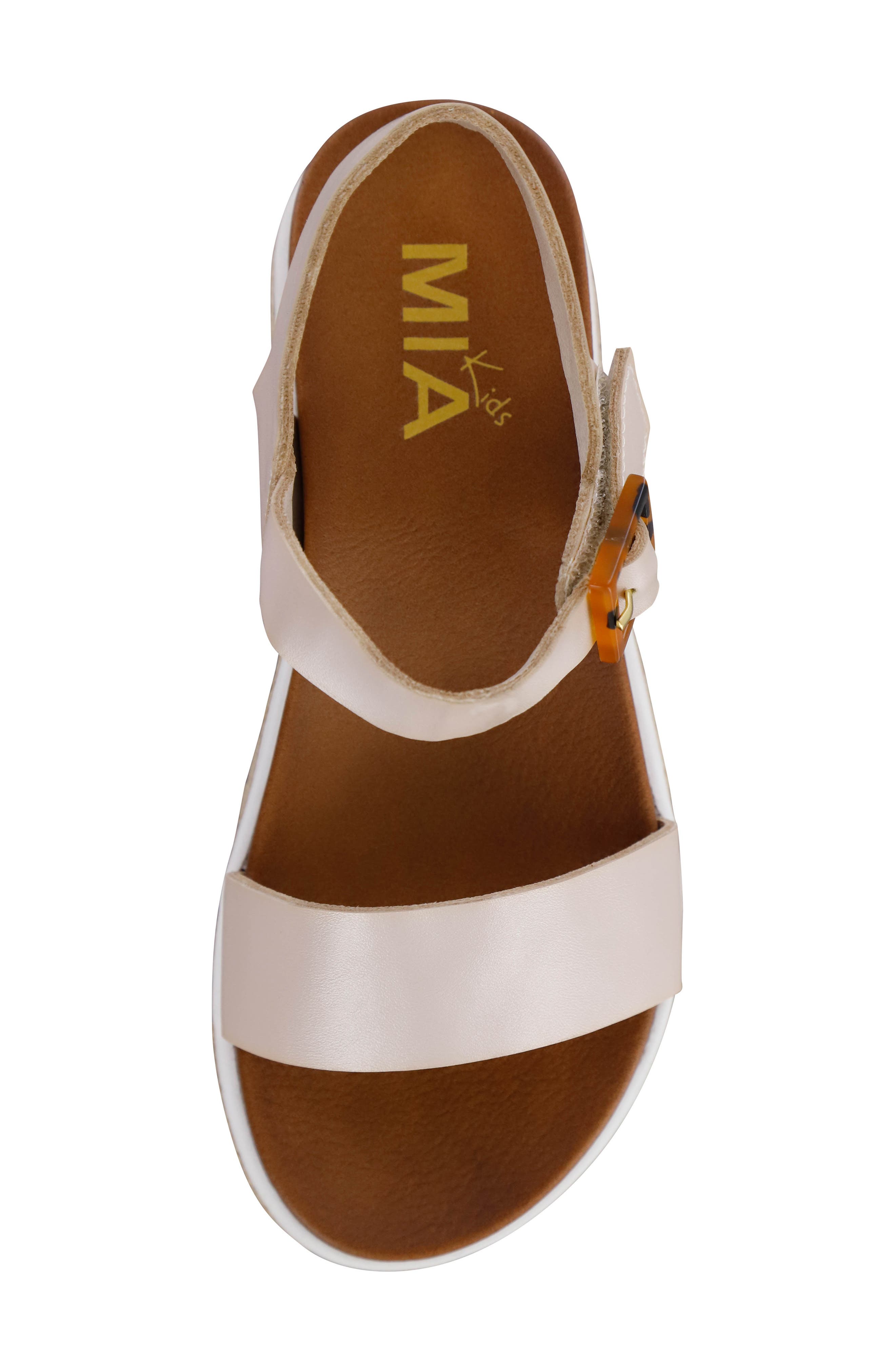 Kids' Jenise Platform Sandal, Alternate, color, CHAMPAGNE