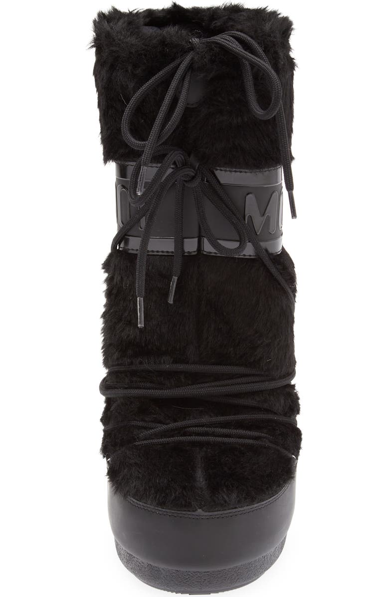 Moon Boot<sup>®</sup> Icon Water Resistant Faux Fur Moon Boot<sup>®</sup>, Alternate, color,