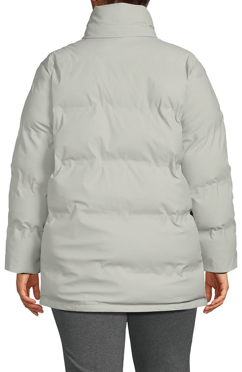 Lands' End Plus Size Squall Insulated Slicker Puffer Jacket, Alternate, color,