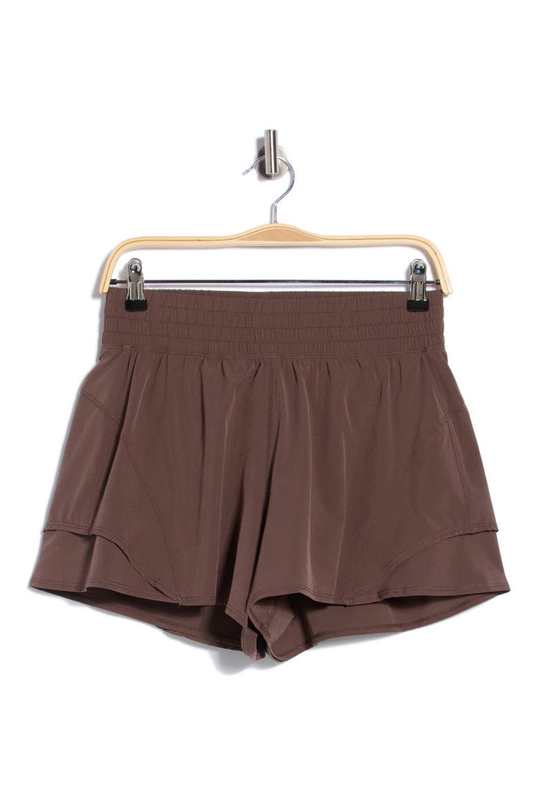 Lightstreme High Waist Layered Running Shorts, Alternate, color, SHOPPING BAG