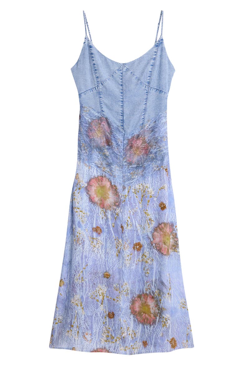 Sleeveless A-Line Dress, Alternate, color, BLUE