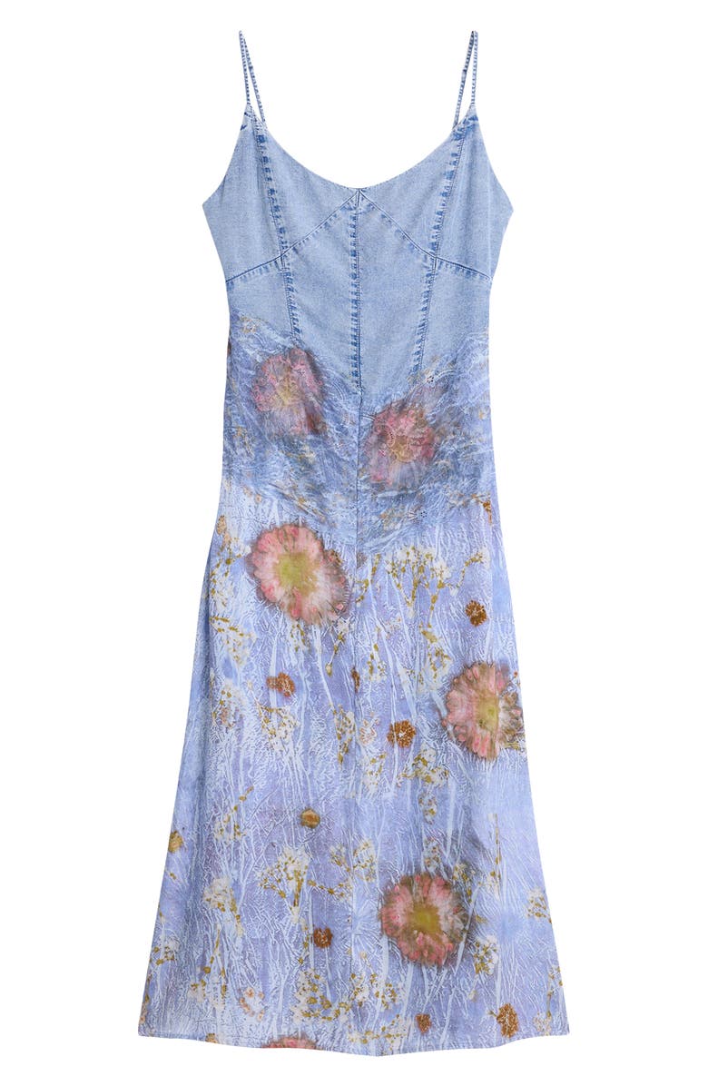 Desigual Sleeveless A-Line Dress, Alternate, color, Blue