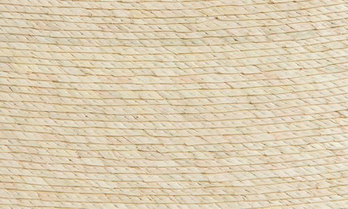 Altuzarra Watermill Top Handle Straw Bucket Tote In Praline/beige