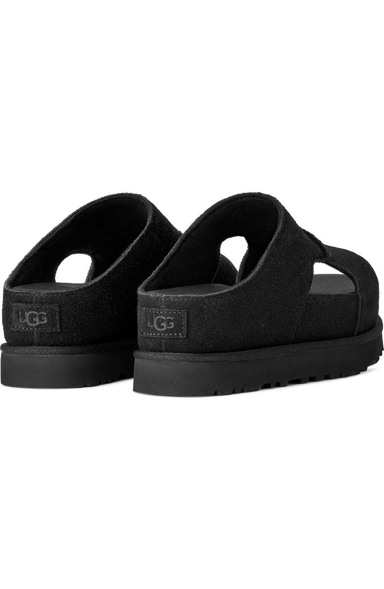 UGG<sup>®</sup> Goldenstar Hi Slide Sandal, Alternate, color, Black