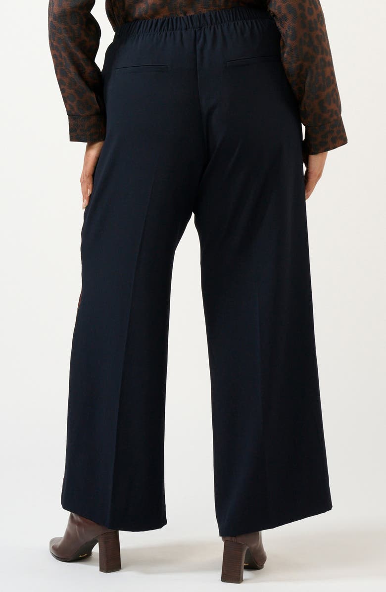 Estelle Jesse Wide Leg Pants, Alternate, color, Navy/ Chocolate