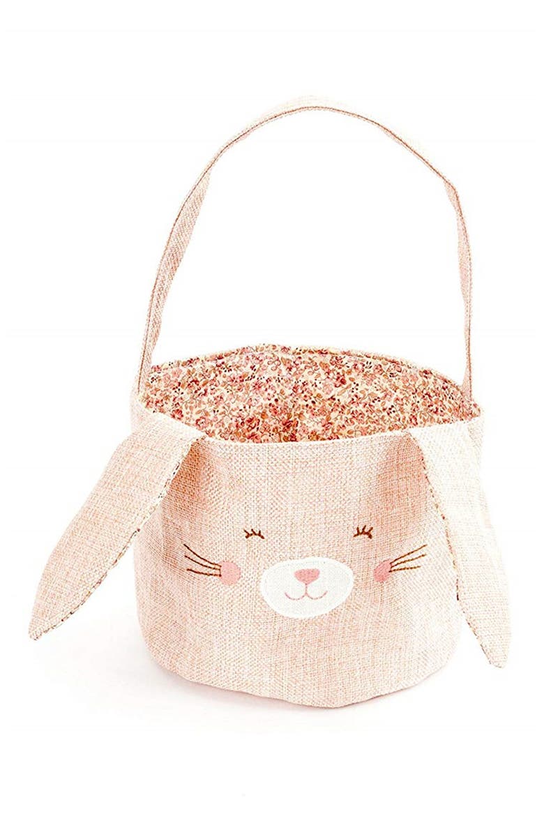 Small Bunny Basket, Main, color, PINK