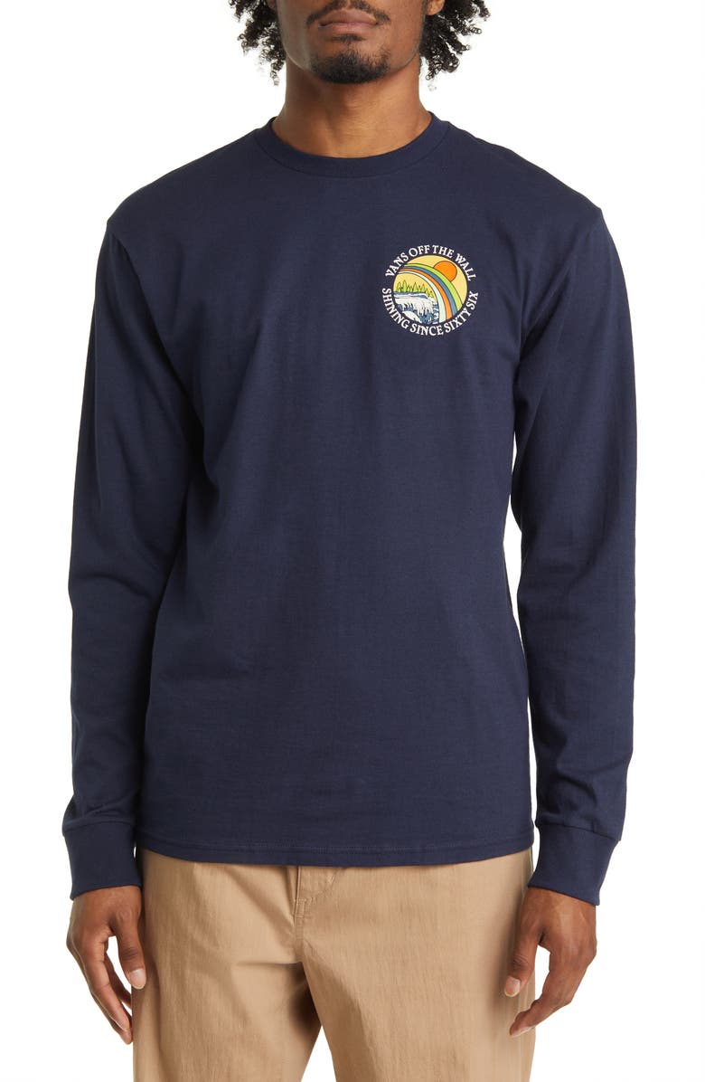 Vans Positive Vibes Scenic Long Sleeve Graphic T-Shirt, Main, color, 