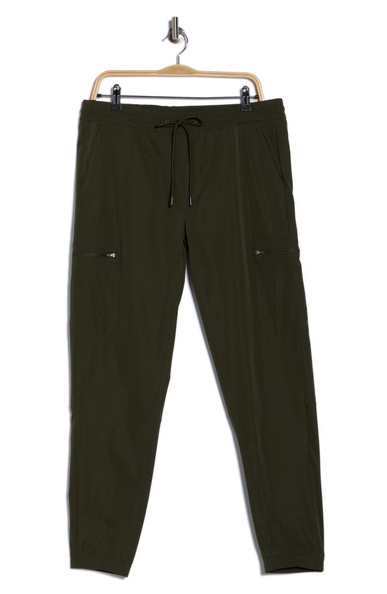Tahari Dover Tech Joggers, Alternate, color, Deep Olive