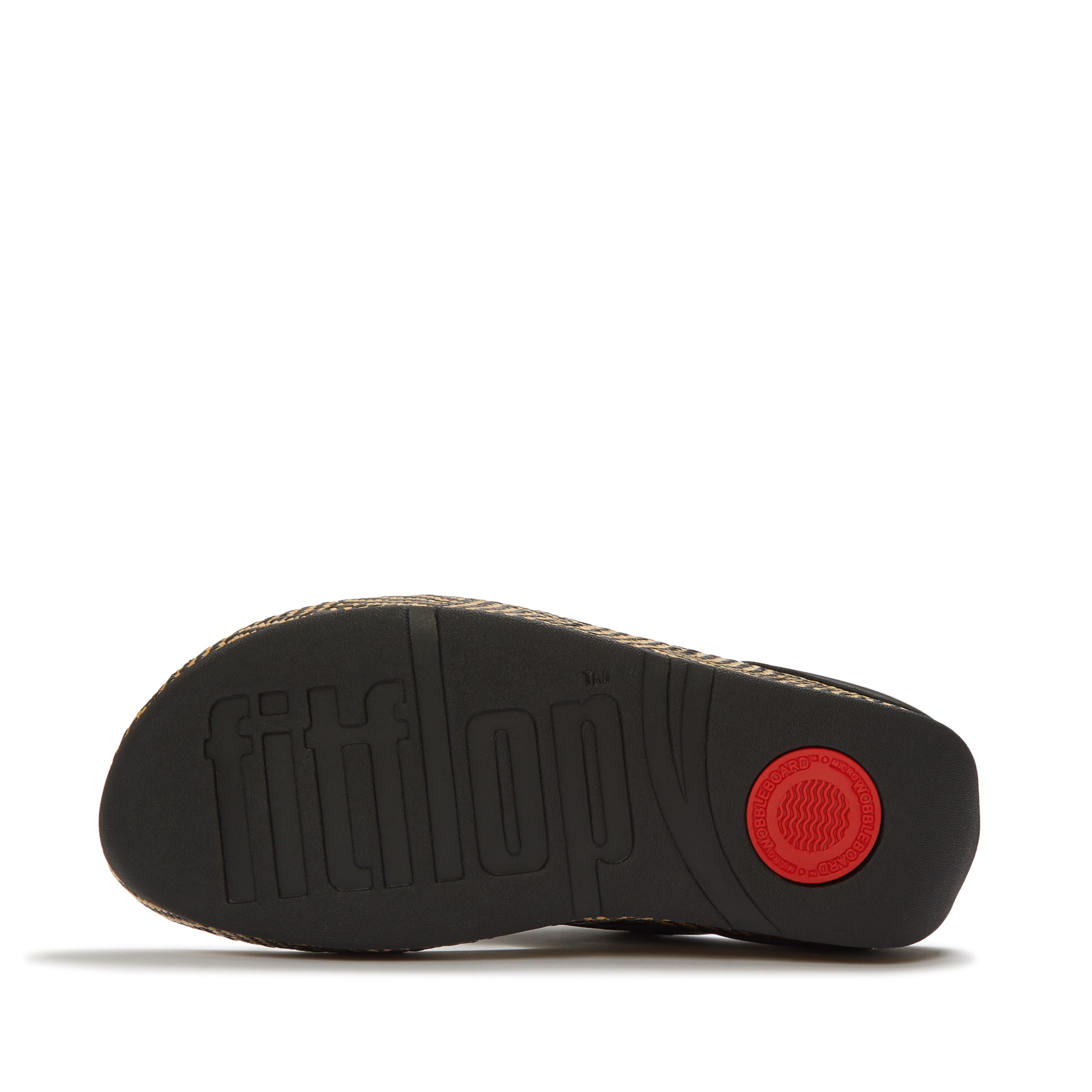 FitFlop Lulu Lux Graph-Weave TP Sandal, Alternate, color, Black