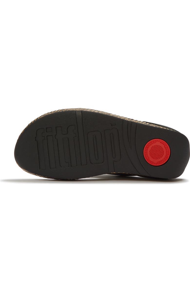 FitFlop Lulu Lux Graph-Weave TP Sandal, Alternate, color, Black