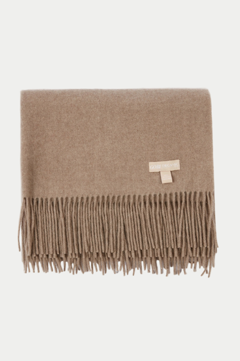 Wide Fringe Scarf