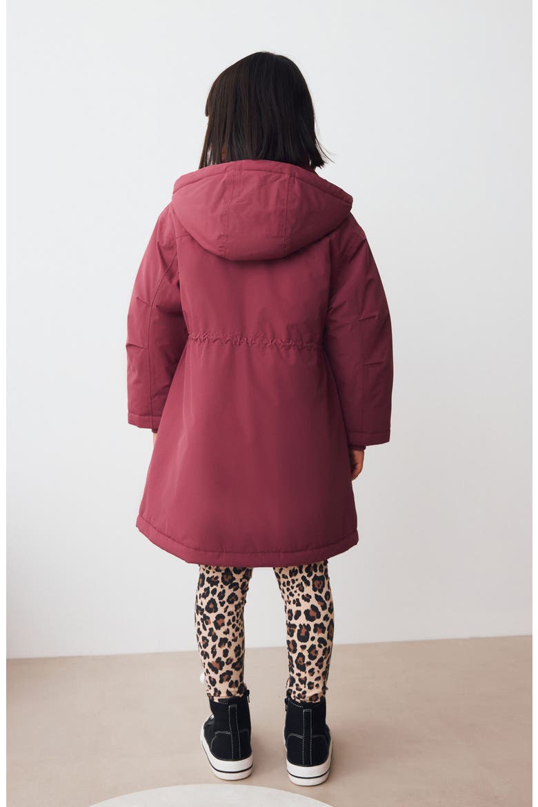 Kids' Midweight Waterproof Hooded Jacket, Alternate, color, PINK