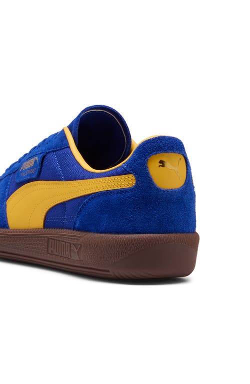 Shop Puma Palmero Vintage Update Sneaker In Vivid Blue-sunny Yellow