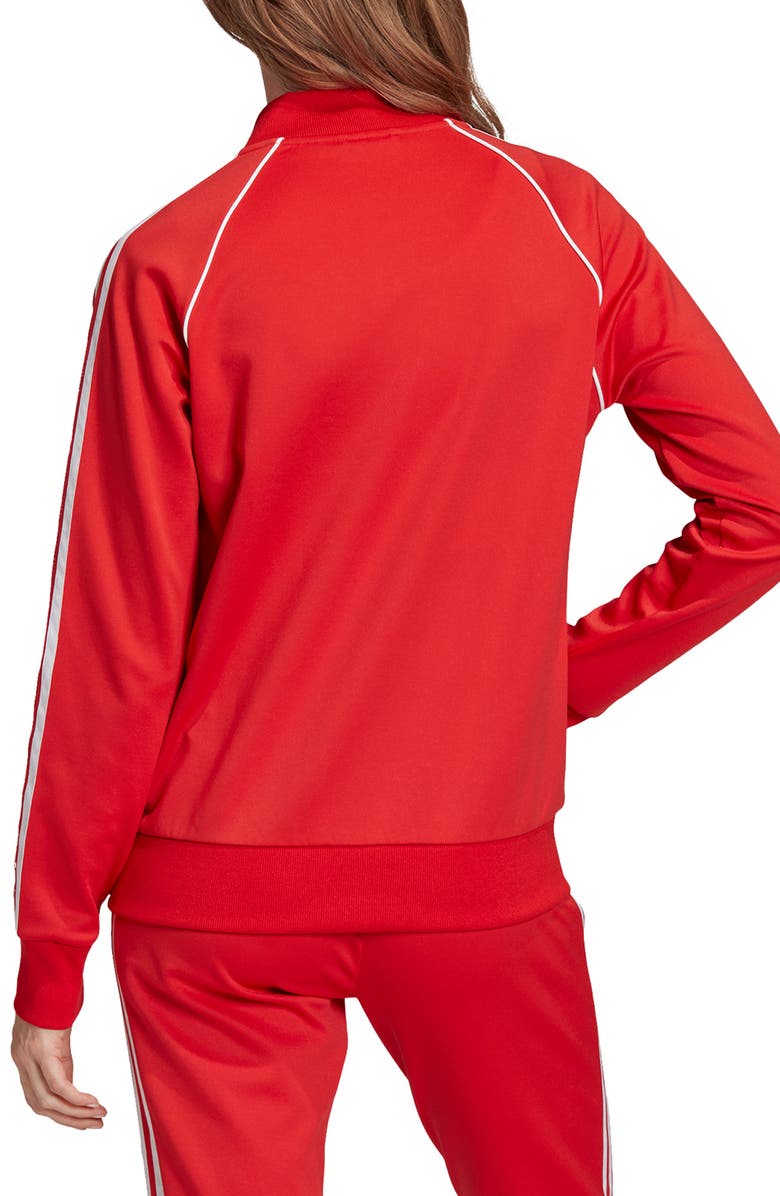 adidas Originals Originals Track Jacket, Alternate, color, Lush Red/ White