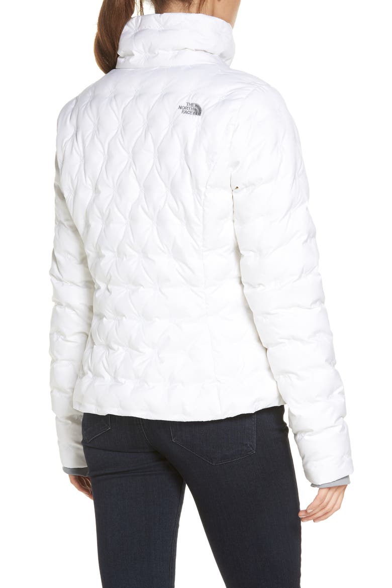 Holladown Water Repellent 550-Fill Power Down Crop Jacket, Alternate, color, TNF WHITE