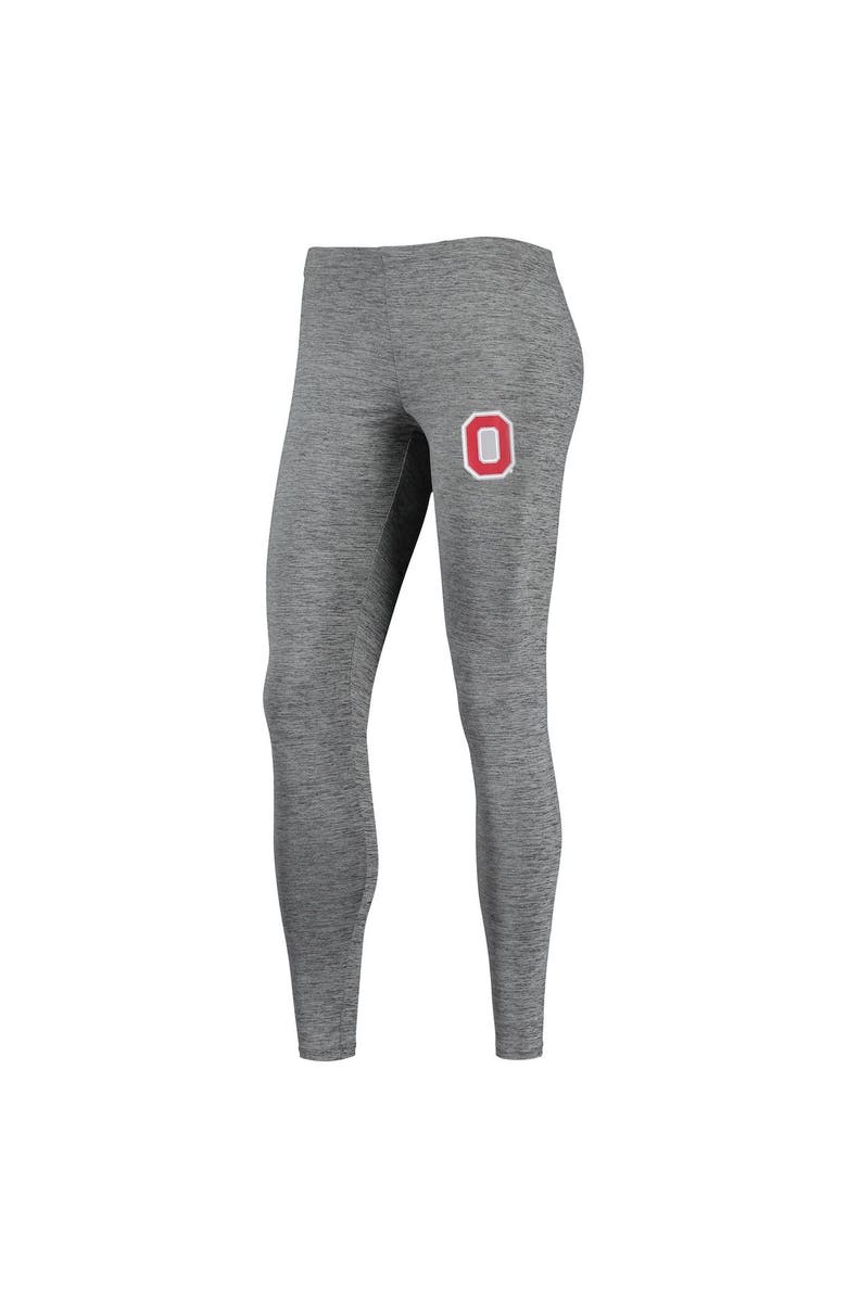 CONCEPTS SPORT Women's Concepts Sport Charcoal/White Ohio State Buckeyes Tank Top & Leggings Sleep Set, Alternate, color, 
