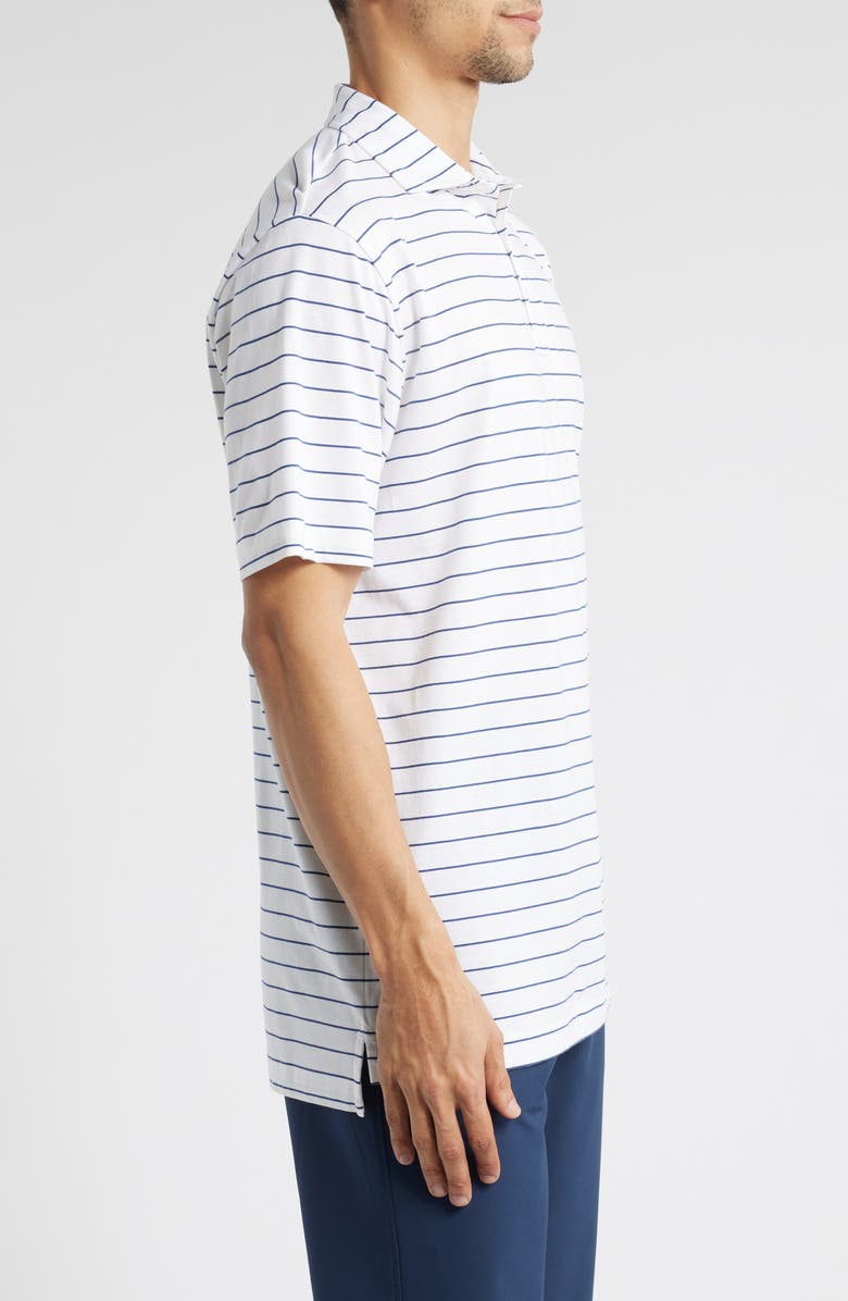 Peter Millar Crown Comfort Stripe Pima Cotton Polo, Alternate, color, 