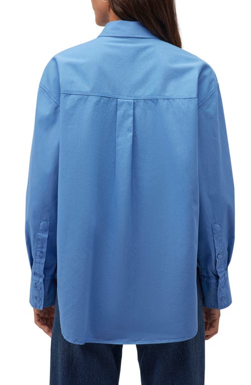 Shop Mavi Jeans Relaxed Button-up Shirt In Ebb And Flow