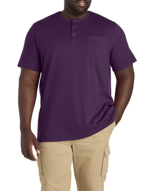 Big & Tall Slub Henley Shirt
