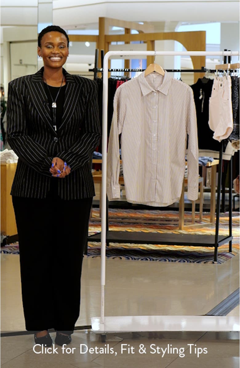 Ex Boyfriend Oversize Button-Up Shirt, sales video thumbnail