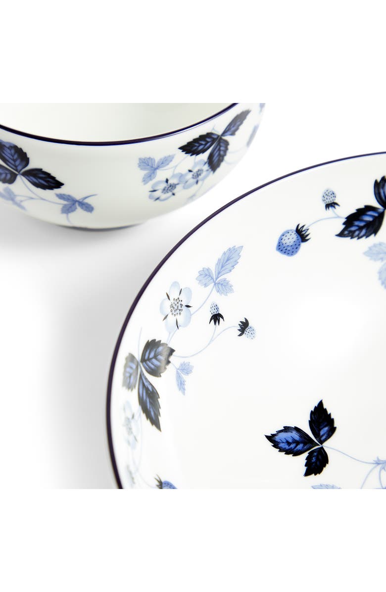 Wedgwood Wild Strawberry 8-Piece Bone China Dinnerware Set, Alternate, color, Blue
