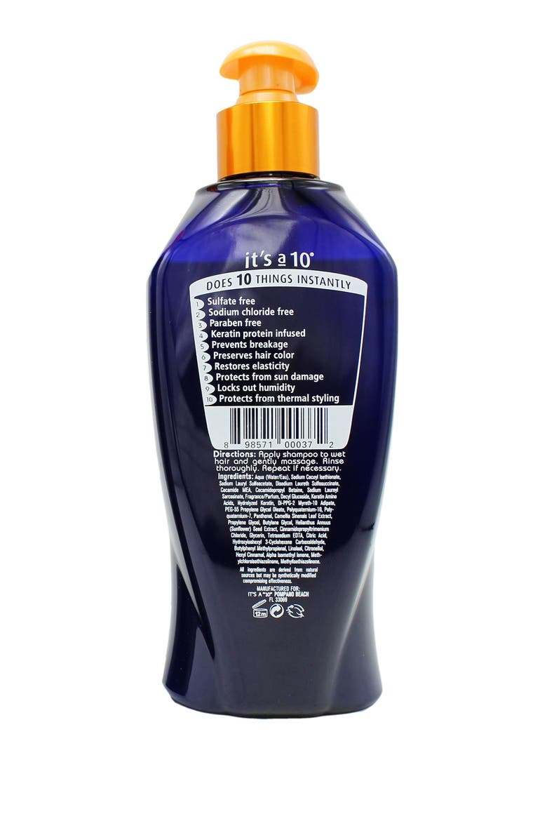 Miracle Shampoo Plus Keratin - 10 oz., Alternate, color, NO COLOR
