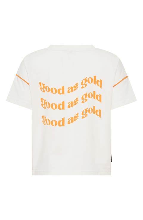 Kids' Good as Gold Cotton Graphic T-Shirt (Toddler & Little Kid)