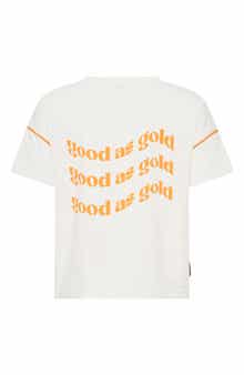 TINY TRIBE Kids' Good as Gold Cotton Graphic T-Shirt