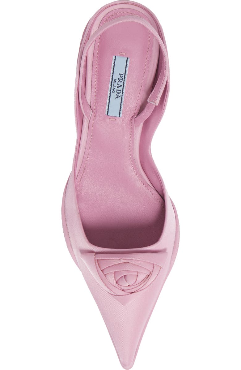 Prada Pointed Toe Slingback Pump, Alternate, color,
