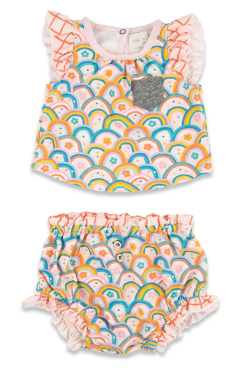 Yasi Ruffle Sleeve Top & Bloomers Set (Baby)