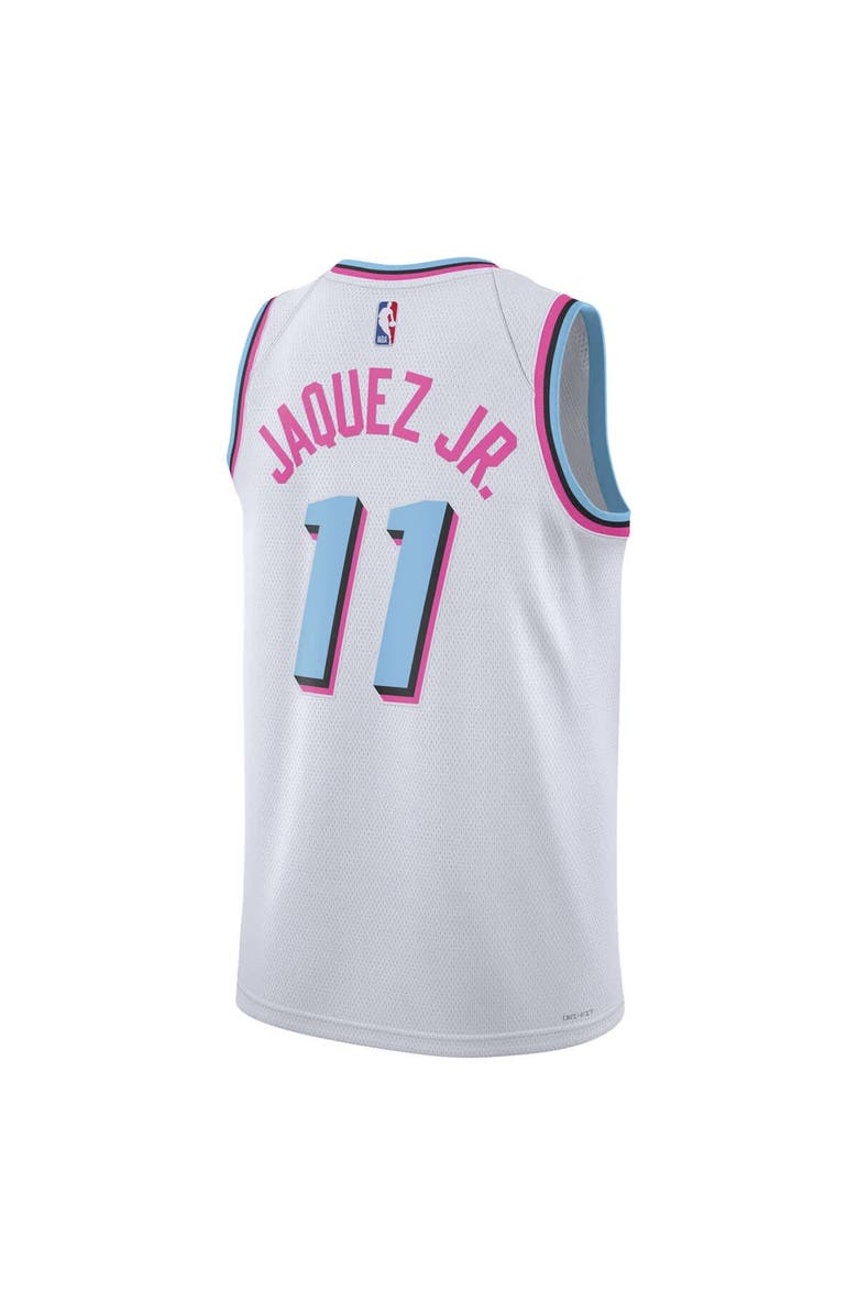 Nike Unisex Nike Jaime Jaquez Jr. White Miami Heat 2024/25 Swingman Player Jersey - City Edition, Alternate, color, 