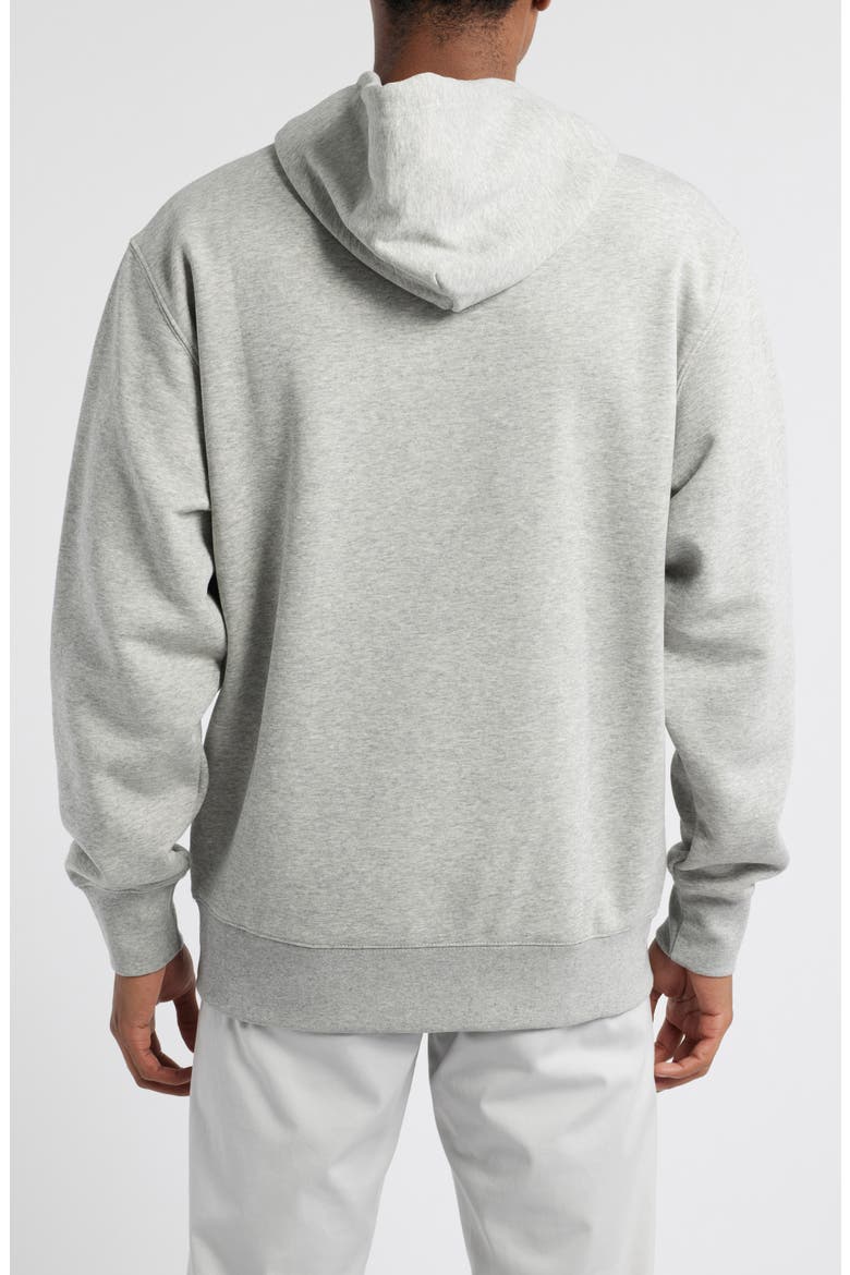 Swingman Core Fleece Hoodie, Alternate, color, HEATHER GREY