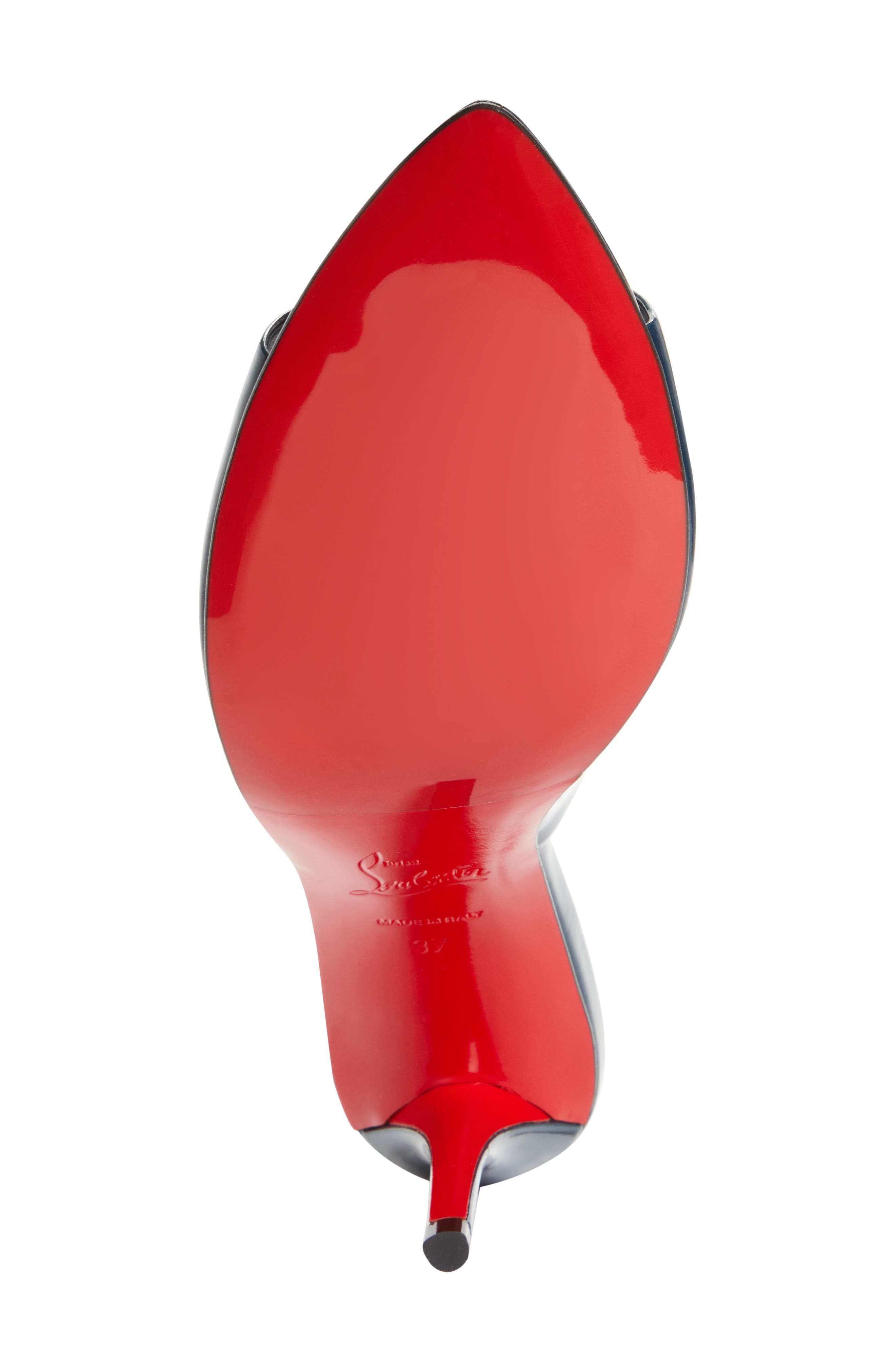 Christian Louboutin Miss Z Pointed Toe Sandal, Alternate, color, Last Night