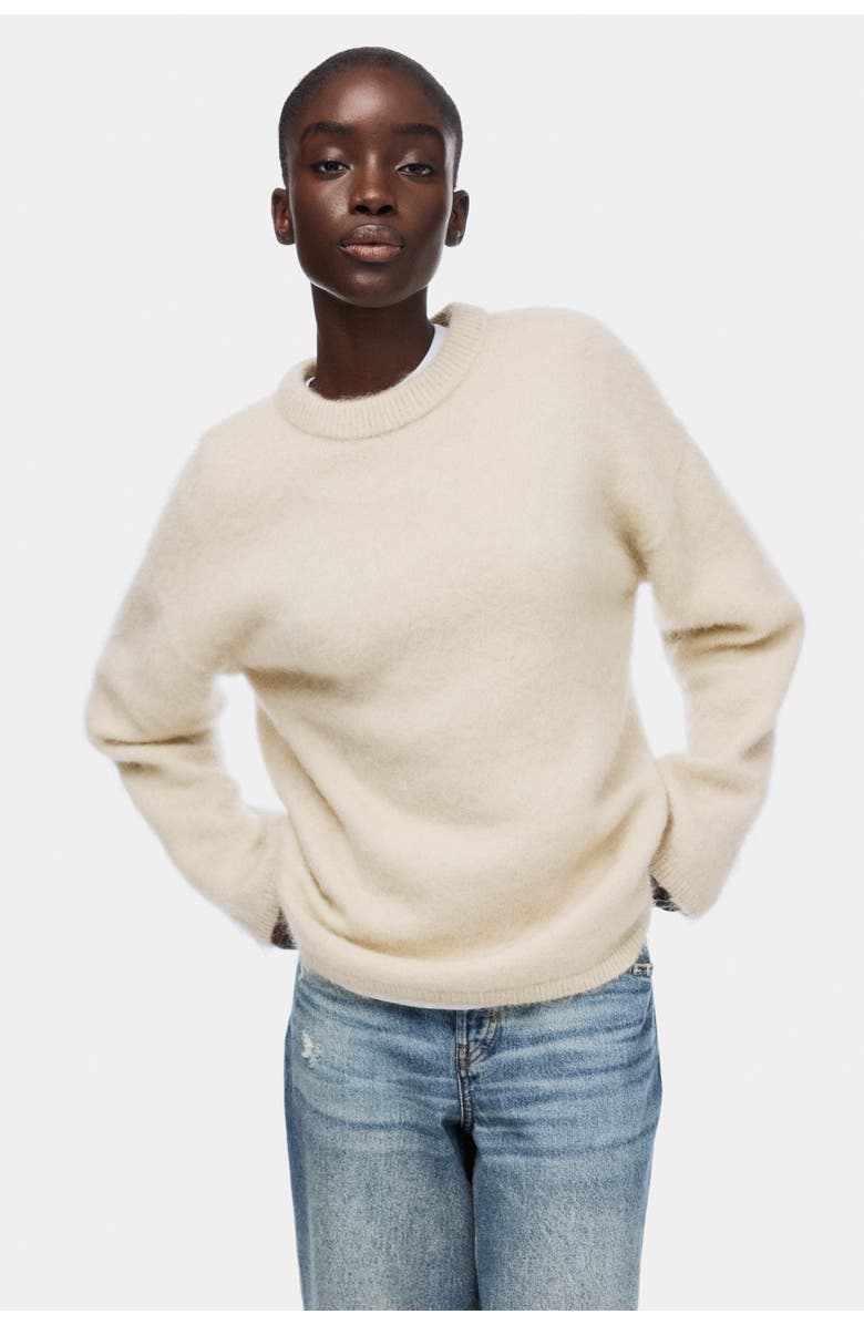 H&M Oversized Mohair-blend Jumper, Alternate, color, Light Beige