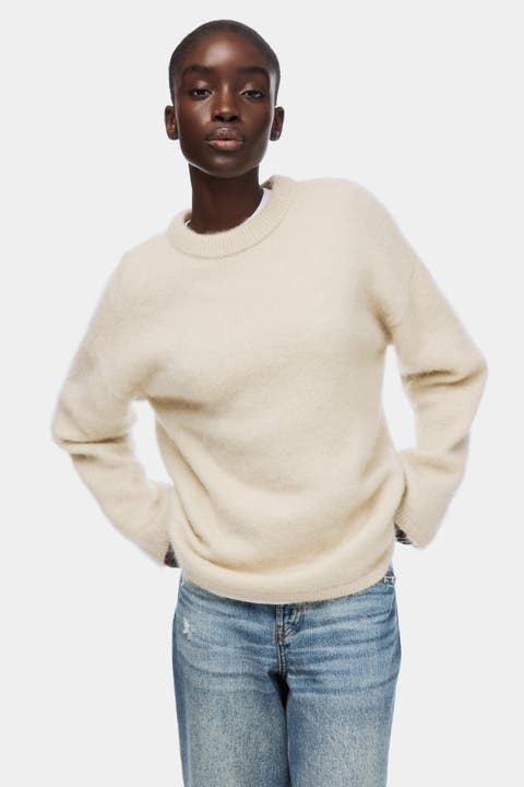 Oversized mohair-blend sweater