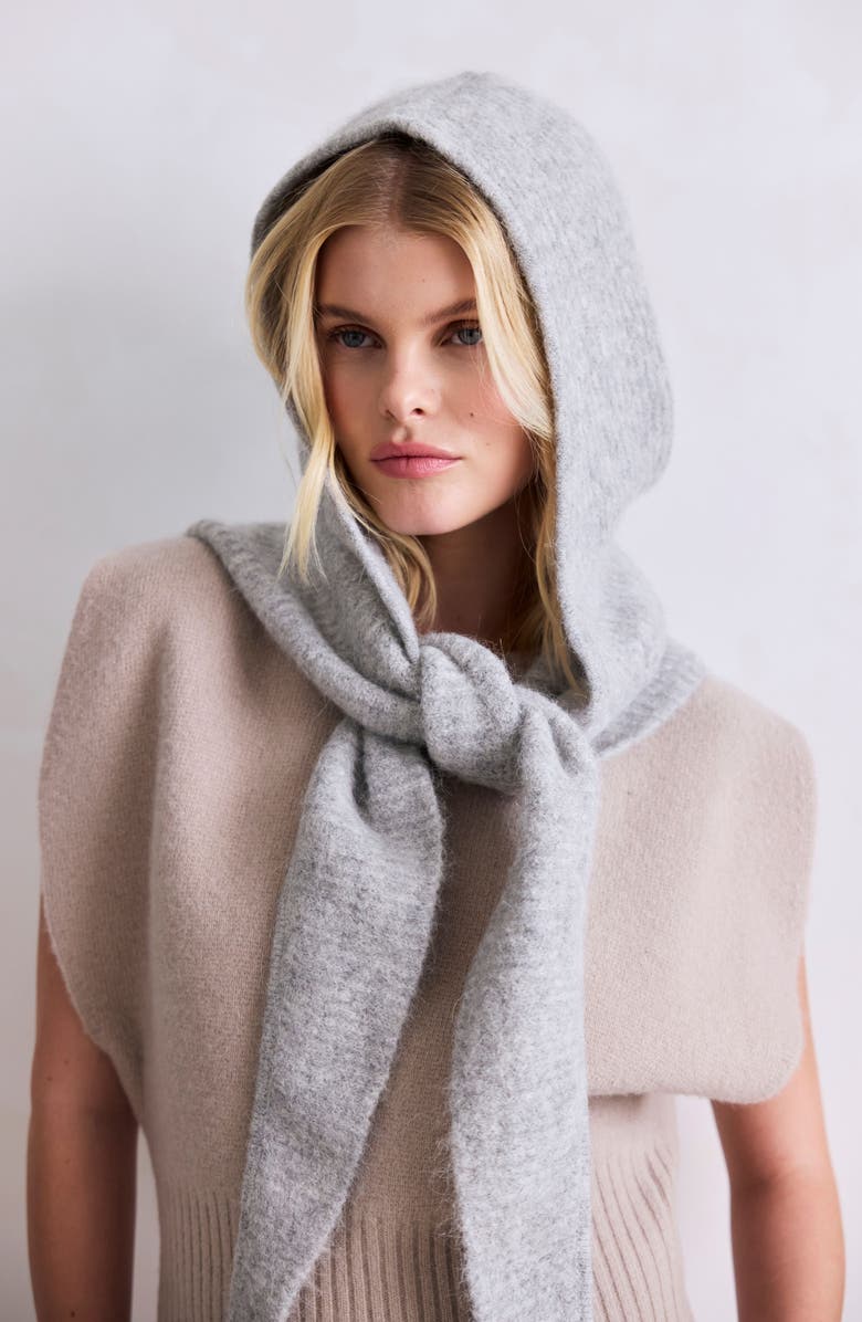 Arctic Fox & Co The Alpaca Blend Hooded Scarf, Main, color,