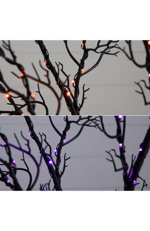 Nearly Natural 6ft Prelit Halloween Minimalist Twig Tree In Black